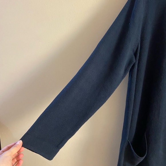 J. Jill Deep Blue‎ Open Front Cardigan - Picture 4 of 7